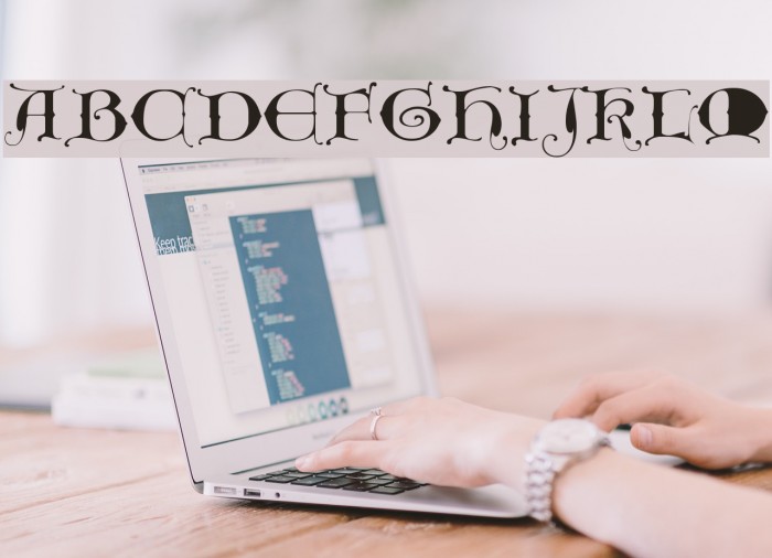UncioGothic Font examples