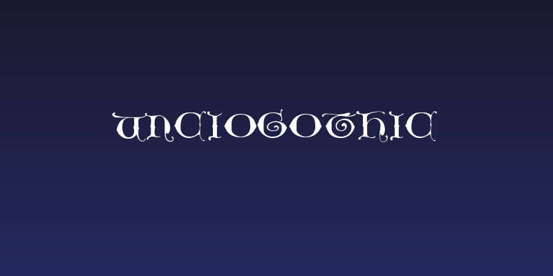 UncioGothic Social Header
