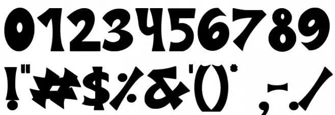 Uncle Hours Font OTHER CHARS