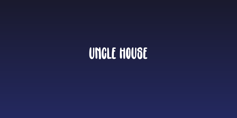 Uncle House Social Header