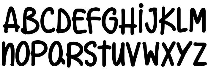 Unconditionally Font LOWERCASE
