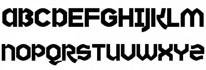 Uncopyrightable Polices MAJUSCULES