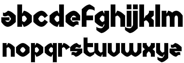 Uncopyrightable Font LOWERCASE
