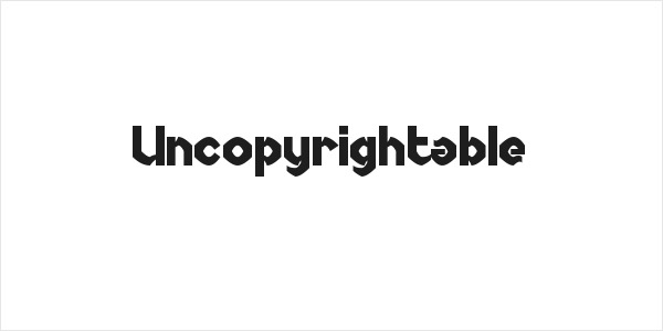 Uncopyrightable Logo