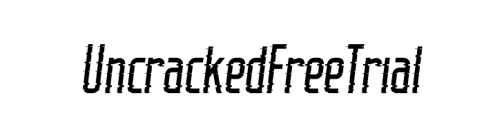 Uncracked Free Trial  免费字体下载