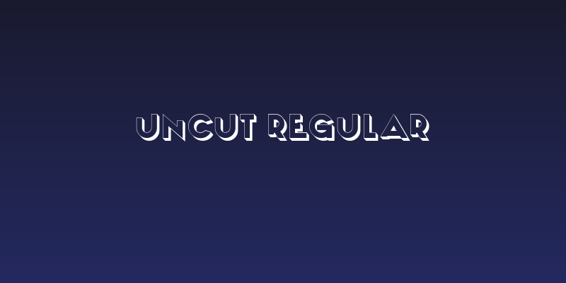 Uncut Regular Social Header