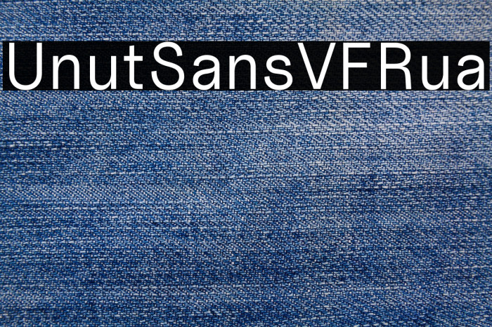 Uncut Sans VF Regular Example 1