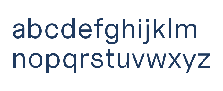 Uncut Sans VF Regular Lowercase