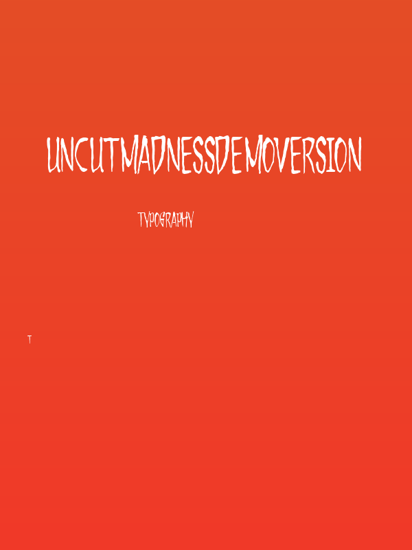 UncutMadnessDemoversion Poster