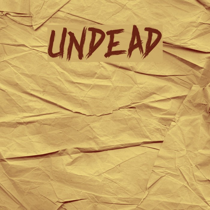 Undead Font examples