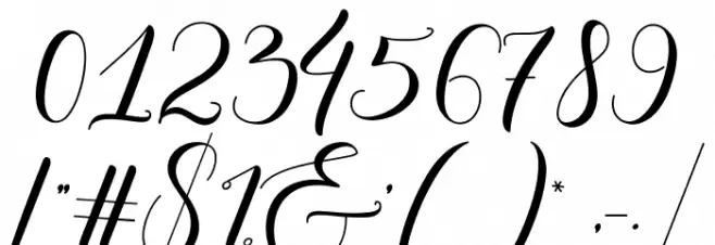 Undella Font OTHER CHARS