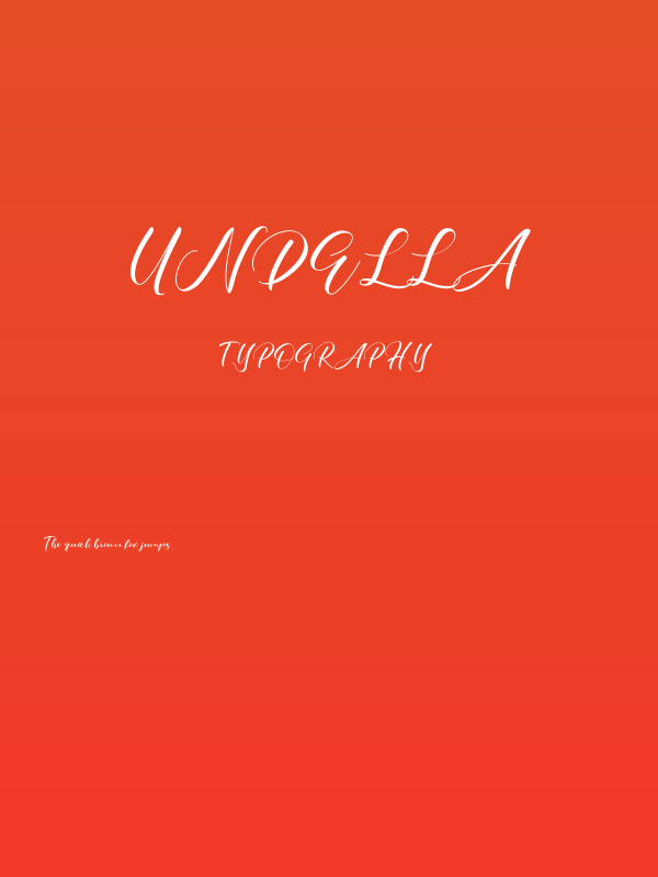 Undella Poster