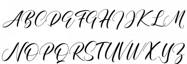 Undella Schriftart Groß