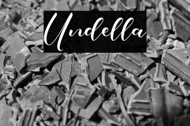Undella Font examples
