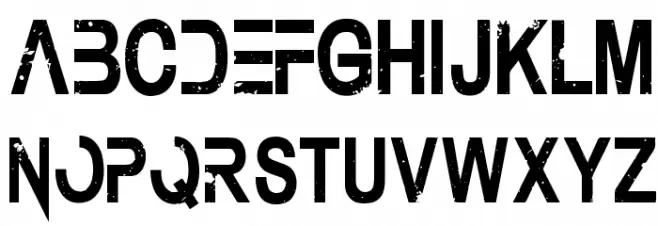 Under Authority フォント 大文字