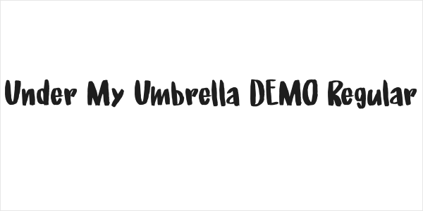 Under My Umbrella DEMO Regular Logo