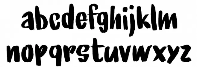 Under My Umbrella DEMO Regular Font LOWERCASE