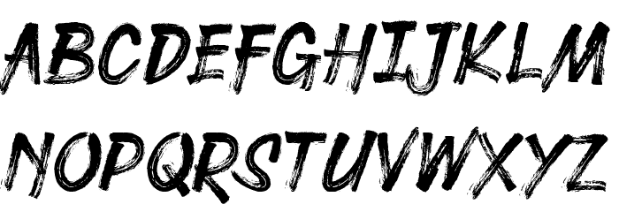Under Rock Font LOWERCASE