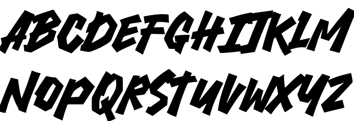 Under Subway Font LOWERCASE
