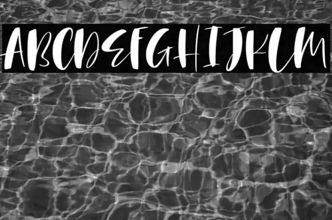 Under Summer Font examples