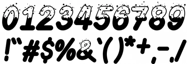 Under The Snow Font OTHER CHARS