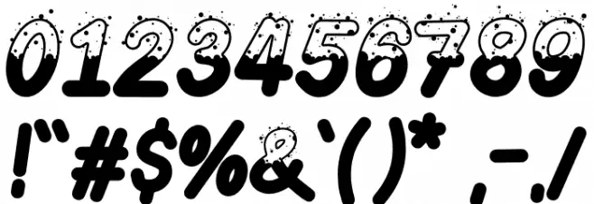 Under The Snow Font OTHER CHARS