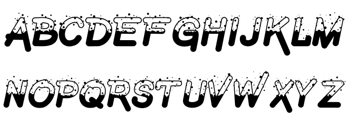 Under The Snow Font LOWERCASE