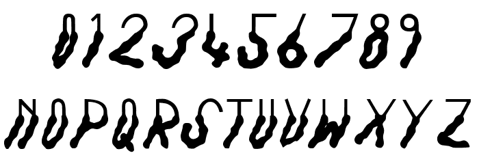 Under The Surface Regular Font OTHER CHARS