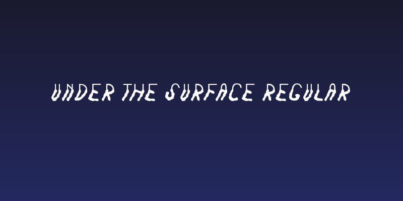 Under The Surface Regular Social Header