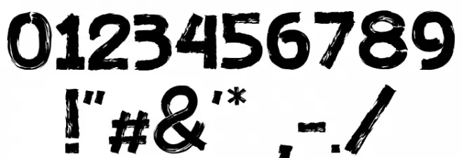 Under Type Fuentes OTROS CHARS