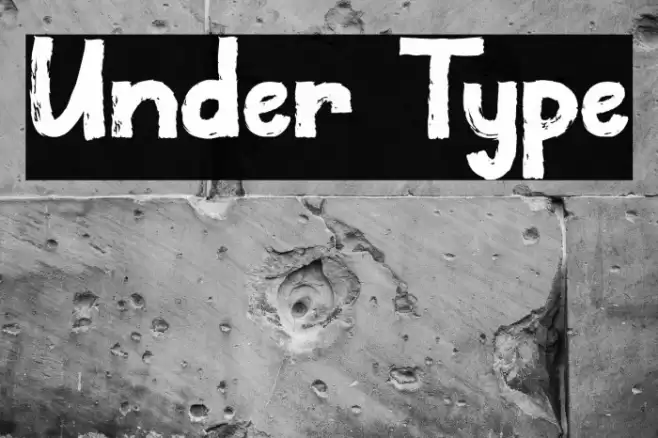 Under Type Fuentes examples