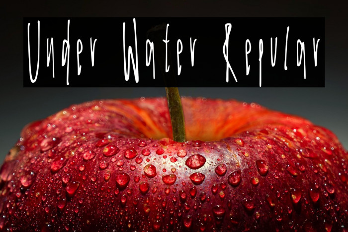 Under Water Regular Example 1