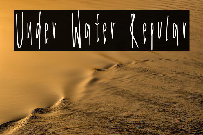 Under Water Regular Example 2