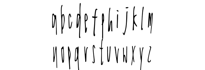 Under Water Regular Font LOWERCASE