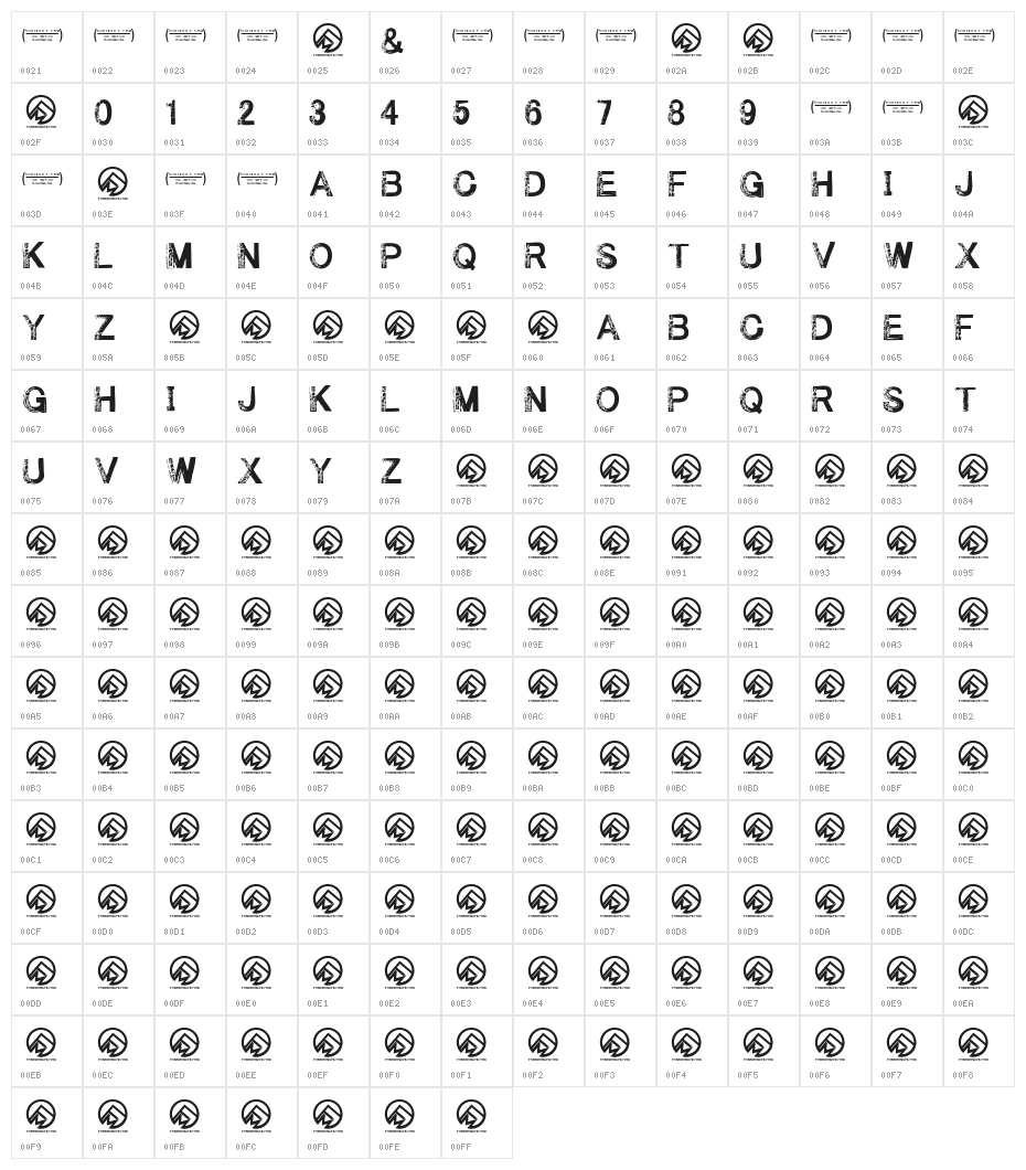 Under Your Bed Character Map