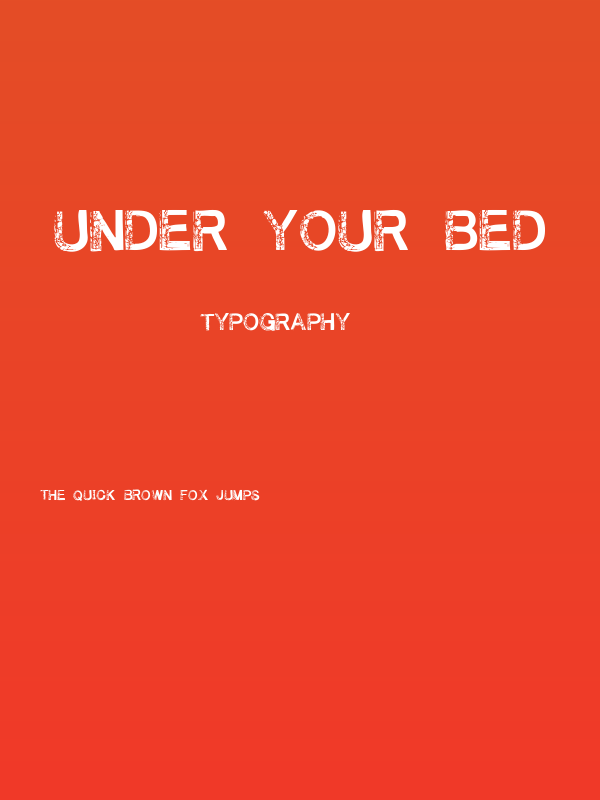 Under Your Bed Poster
