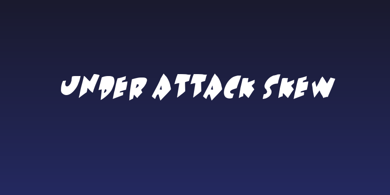 Under attack skew Social Header