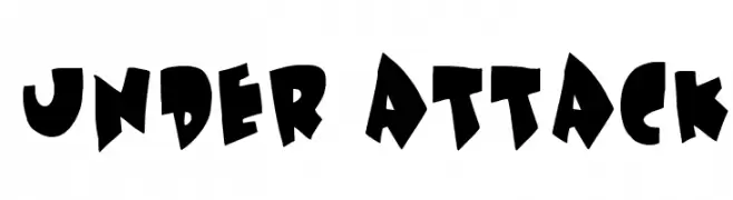 Under attack  Descarca Fonturi Gratis