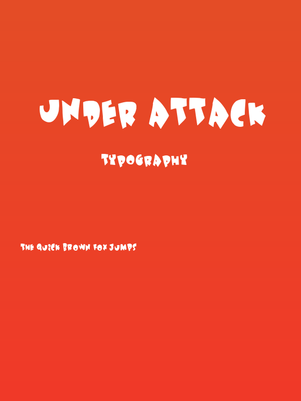 Under attack Poster
