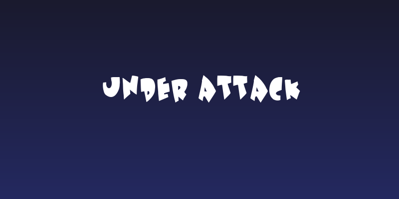 Under attack Social Header