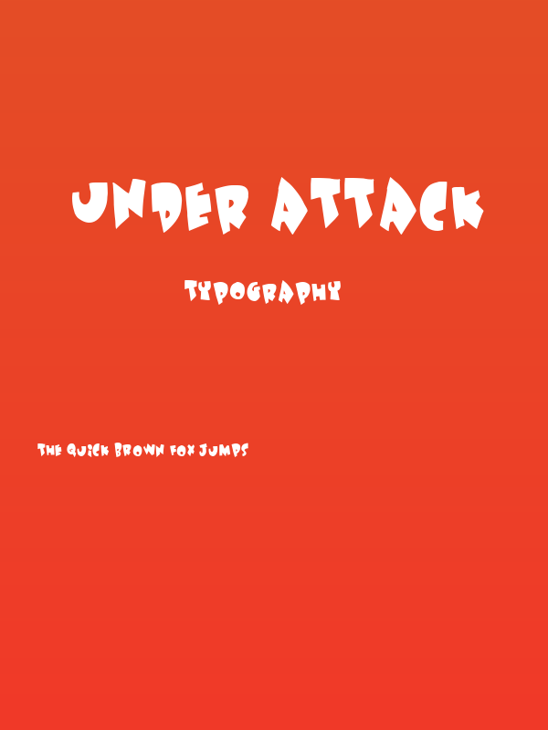 Under attack Poster