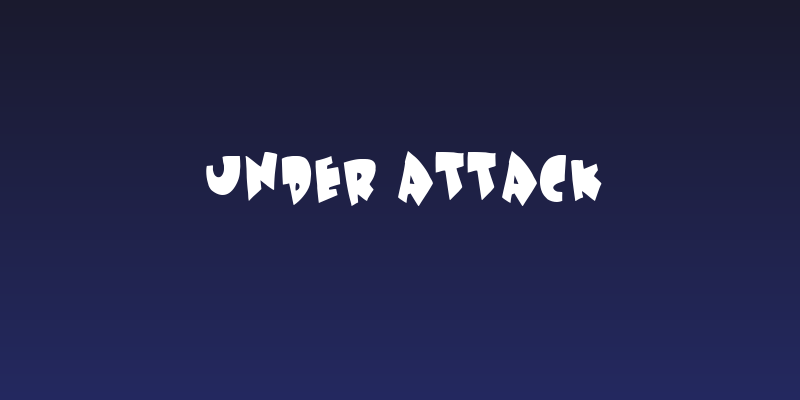 Under attack Social Header