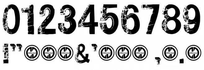 Under your bed Font OTHER CHARS