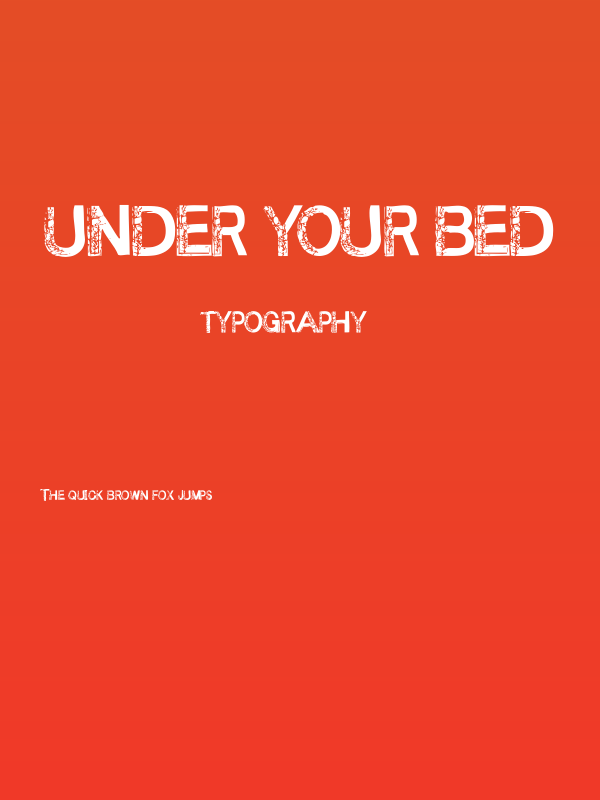 Under your bed Poster