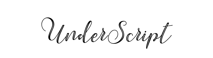 UnderScript  フリーフォントのダウンロード