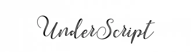 UnderScript  नि: शुल्क फ़ॉन्ट्स डाउनलोड