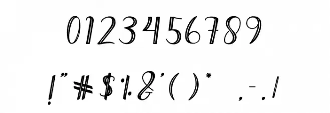 UnderScript Font OTHER CHARS