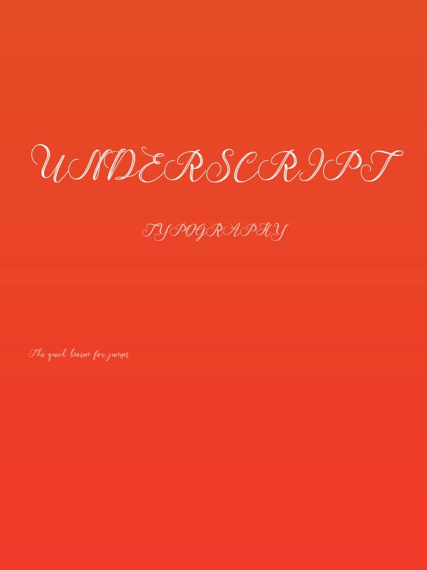 UnderScript Poster