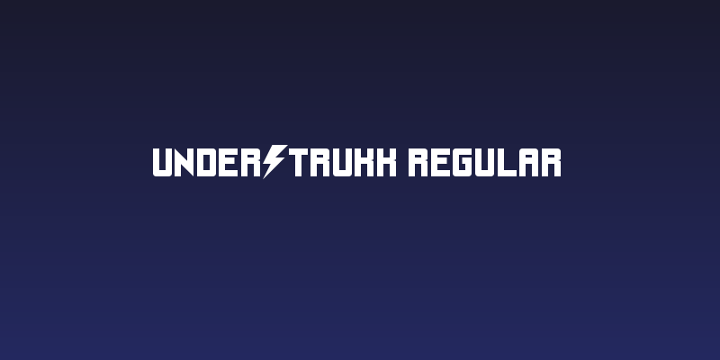 UnderStrukk Regular Social Header