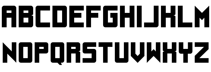 UnderStrukk Regular Font LOWERCASE
